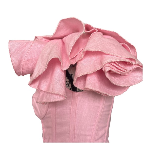 Bardot Sigma Mini Dress in SOFT PINK  Size 4 Retail NWT $179 - Picture 8 of 11